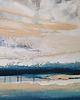 obrazy Obraz ręcznie malowany na płótnie 50x70 cm - abstrakcyjny pejzaż 4