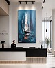 obrazy POMYŚLNE WIATRY - obraz ręcznie malowany akryl 80x160cm 1