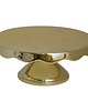 patery i talerze Patera ceramiczna okrągła 24x24x10 cm KETITA złota 1