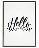 plakaty Plakat motywacyjny z napisem HELLO 3
