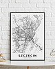 plakaty Plakat Mapa Szczecin 1