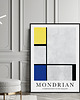 plakaty Plakat Mondrian with yellow 3
