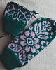 rękawiczki damskie Rękawiczki flower wełniane 3