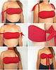 stroje kąpielowe i kostiumy kąpielowe damskie TROPIKO SWIMWEAR - CAPRI BANDEAU TOP niebieski 4