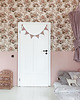 naklejki ścienne do pokoju dziecka Little Sleepy Animals Beż Tapeta 1