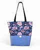 torby na ramię Torba shopper na zakupy wodoodporna shopperka torba na ramię piwonia peonia 1