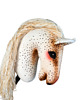 zabawki - inne Ujeżdżeniowy Hobby Horse - Biało - brązowy - tarant A3 7