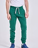 spodnie męskie Spodnie dresowe długie męskie zielone - Rozmiar: S 2