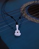 biżuteria męska Regulowany naszyjnik z gitarą, zawieszka muzyczna dla gitarzysty 1