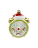 ozdoby choinkowe Bombka choinkowa: Zegar z czapką Mikołaja: jasnozielony 1