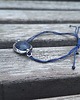 bransoletki wire wrapping Lapis lazuli - bransoletka sznurkowa 3