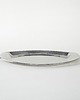 deski do krojenia i tace Owalna taca metalowa, włoski design, lata 80, produkcja: Włochy 2