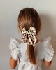dziewczynka - inne Gumka jedwabna z kokardą MINI scrunchie vintage bloom 2