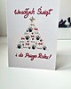 kartki scrapbooking Kartka świąteczna: pieskowa choinka 4