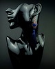 kolczyki wire wrapping Długie kolczyki z lapis lazuli i chwostem 4