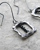 kolczyki wire wrapping Onyksy  w ramkach   - kolczyki 2