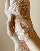 dodatki ślubne Koronkowe rękawiczki mitenki - Pudrowy Dotyk 3