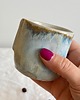 kubki Mała Czarka Espresso Perłowy Błękit Ceramika 120 ml 5