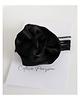 chokery Czarny choker z jedwabiu 1