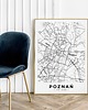 plakaty Plakat Mapa Poznań 1
