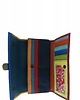 portfele damskie Portfel damski skórzany ze skrawków kolorowy przegródki na karty OLIVKA 2