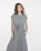 sukienki midi damskie Lniana Sukienka MARIGOLD true gray 3