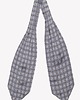 muszki i krawaty Elegancki fular jedwabny w geometryczne wzory 17x130 cm 1