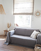 koce i narzuty Narzuta na kanapę  heavy linen TRUE GRAY 3