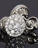 kolczyki pozłacane Kolczyki Moissanite Srebro 3