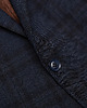 marynarki męskie Marynarka męska do zestawu carini granatowy slim fit 3