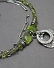 bransoletki z kamieni naturalnych Peridot oczko  - bransoletka 3