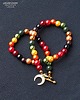 chokery LUNULA - róg obfitości w naszyjniku z pereł w bajecznych kolorach  handmade 4