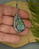 wisiory Wisiorek kolorowy labradoryt wire wrapping 2