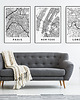 plakaty Plakat Paris Paris Paryż mapa 4