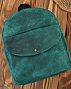 plecaki PORTFEL DAMSKI SKÓRZANY ZIELONY T-05-GR PLECACZEK DAMSKI MIEJSKI VINTAGE T-18 2