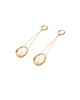 kolczyki pozłacane Kolczyki srebrne MINIMAL earrings MAXI / gold 3