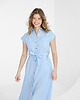 sukienki midi damskie Lniana Sukienka MARIGOLD blue sky 3