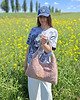 torby na ramię Różowa torba Hobo Margo z tkaniny boucle 3