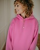 bluza bez kaptura damska Bluza  basic oversize  klasyczna różowa 5
