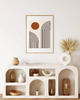 grafiki i ilustracje DWA PLAKATY mid century abstrakcyjne 3