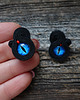 kolczyki soutache Smocze oko - kolczyki soutache 2
