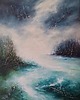 obrazy Obraz "Nurt" akryl na płótnie 90x60 cm 2