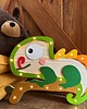 lampy do pokoju dziecka Lamka z drewna Kameleon Leon NINKI WOOD 1