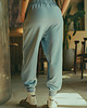 spodnie materiałowe damskie Spodnie balonowe COMFY FIT Dusty Blue 3