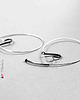 kolczyki wire wrapping kolczyki LOVE 1
