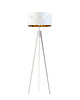lampy podłogowe Piękna lampa podłogowa do salonu na trójnogu drewnianym HAITI GLAM 6