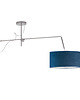 lampy wiszące Czarna lampa sufitowa na regulowanym ramieniu do salonu RIO VELUR 5