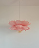 lampy do pokoju dziecka Różowa lampa wisząca - kwiat peonia 4