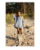 swetry damskie  Sweter handmade Oversize Icy blue 1