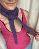 ubrania różne Szalik Midi zwężany  z wełny i alpaki Handmade 2
